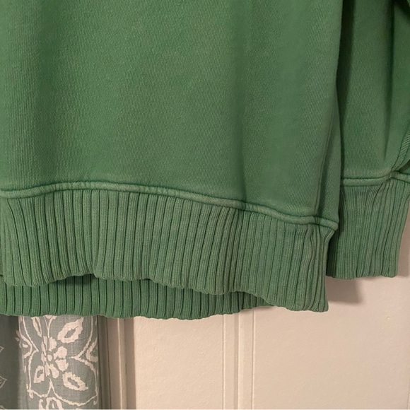 Aerie Women’s Down To Earth Quarter Zip in Green, Size small oversized - Picture 9 of 16